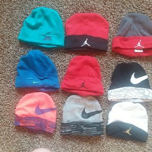 Nike and Jordan baby hats